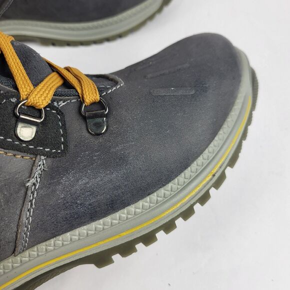 Santana Canada Milly Boots Waterproof Leather Faux fur Gray Size 8.5 - Picture 9 of 14